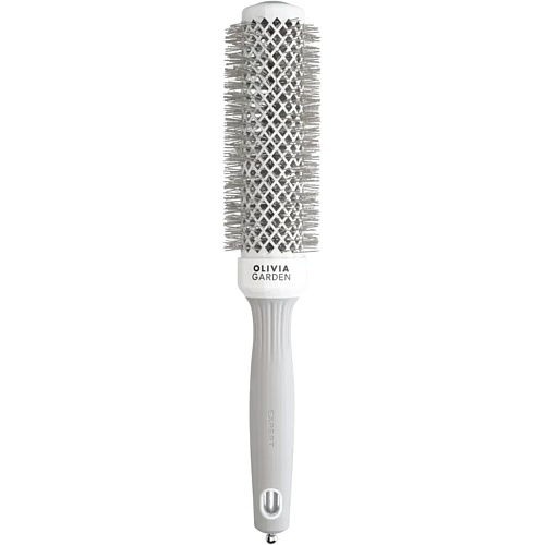 Термобраш Olivia Garden Expert Blowout Speed Wavy Bristles 35mm White&Grey (OGID2025)