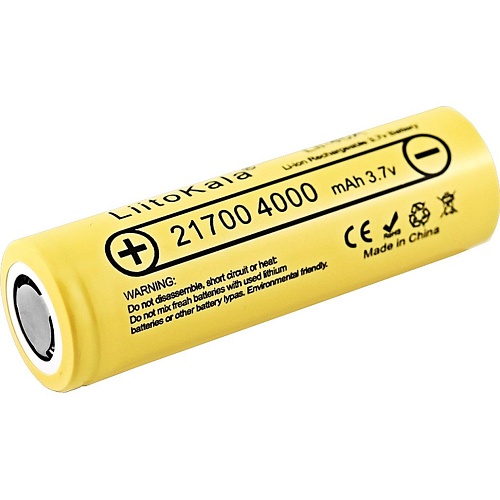 Акумулятор LiitoKala 21700 4000mAh Li-ion 1шт (Lii-40A) - придбати в Дніпрі, Україні: ціна, характеристики | інтернет-магазин TOUCH