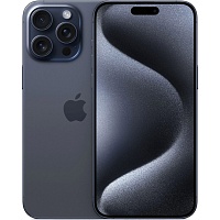 Смартфон Apple iPhone 15 Pro Max 256GB eSIM Blue Titanium (MU693)