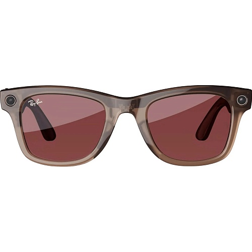 Смарт-очки Ray-Ban Meta Wayfarer Standard - Clear Watermelon Red Transitions (RW4006 6705P5 50-22)