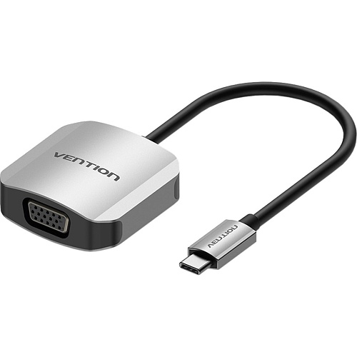 Перехідник Vention USB-C to VGA Grey (TDFHB) - придбати в Дніпрі, Україні: ціна, характеристики | інтернет-магазин TOUCH