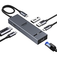 USB-хаб Ugreen Revodok CM828 6-in-1 (45364) - придбати в Дніпрі, Україні: ціна, характеристики | інтернет-магазин TOUCH