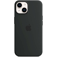 Чохол Silicone Case з MagSafe для Apple iPhone 14 (Midnight) ААА