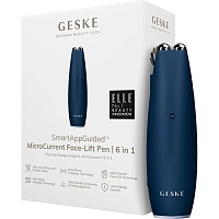 Массажер для лица GESKE MicroCurrent Face-Lift Pen 6в1 Midnight (HB0122)