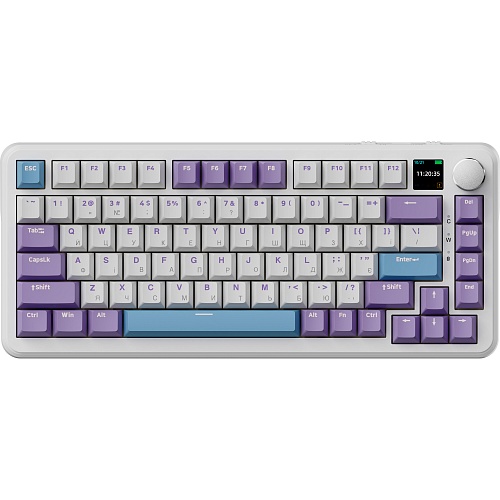 Клавіатура Ajazz AK820 Max Magnetic Switches Purple (AK820MAX-M-PWB) - придбати в Дніпрі, Україні: ціна, характеристики | інтернет-магазин TOUCH