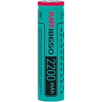 Аккумулятор Videx 18650 2200mAh Li-ion 1шт (IMR18650/2200/1BLK)