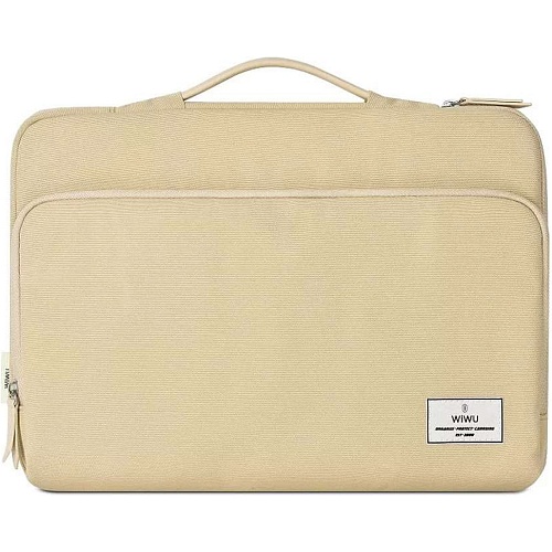Cумка для ноутбука WiWU Ora Laptop Sleeve MacBook 16" Beige (6936686405584)