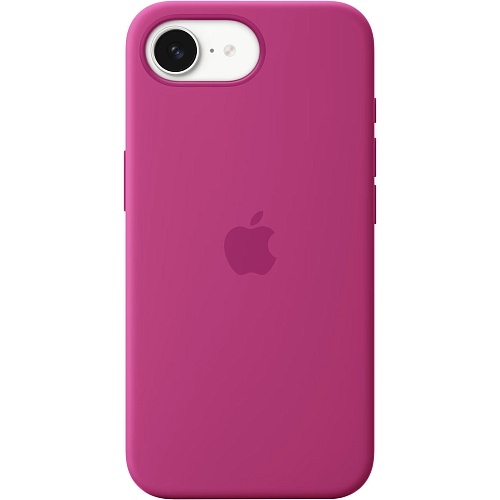 Чехол Silicone Case with MagSafe для Apple iPhone 17e/ 16e Fuchsia AAA