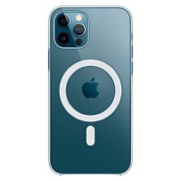 Чехол Clear Case с MagSafe для Apple iPhone 12/12 Pro (6.1) Transparent ААА