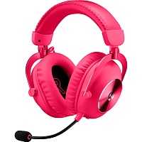 Игровые наушники Logitech G PRO X 2 Lightspeed Magenta (981-001275)