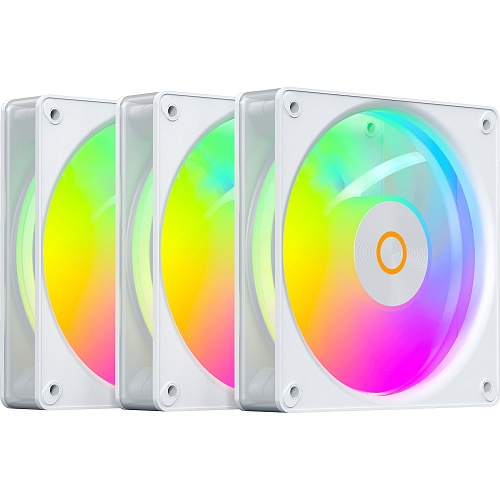 Комплект корпусных вентиляторов Ocypus Gamma F12 Elite ARGB White (GAMMA-F12-WH3AM00E-GL)