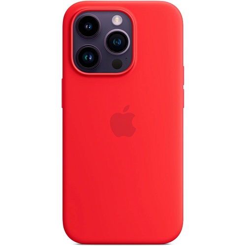 Чехол Silicone Case с MagSafe для Apple iPhone 14 Pro (Product Red) ААА