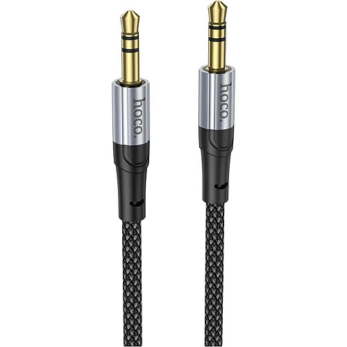 Кабель Hoco UPA26 Fresh 3.5mm to 3.5mm 1m Black (6942007608800)