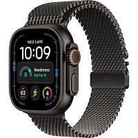 Смарт-часы Apple Watch Ultra 4 49mm Black Titanium Case with Black Titanium Milanese Loop M (MJAV4)