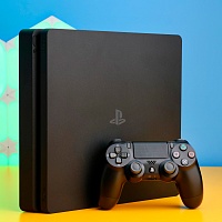 Игровая консоль Sony PlayStation 4 Slim 1TB Black Б/У