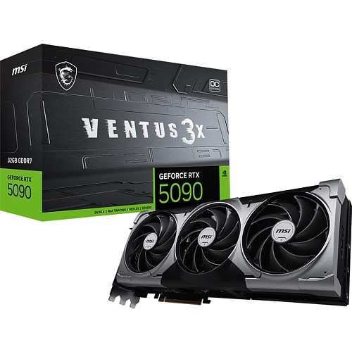 Видеокарта MSI GeForce RTX 5090 32G VENTUS 3X OC (G5090-32V3C) EU