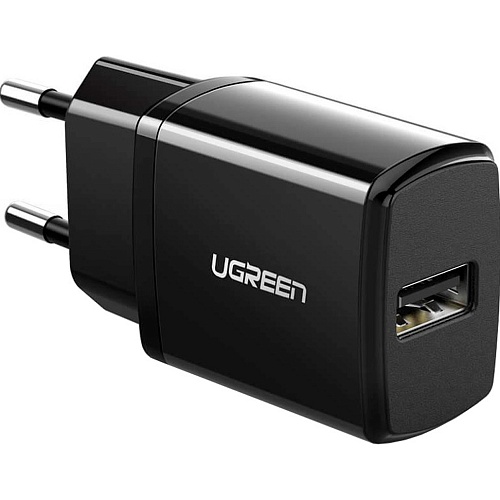 Сетевое зарядное устройство Ugreen ED011 USB Wall Charger 2.1A Black (50459)