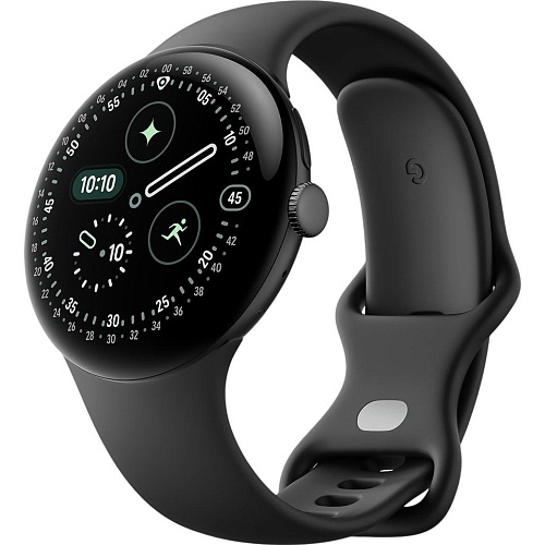 Смарт-часы Google Pixel Watch 4 41mm Wi-Fi Matte Black Aluminum case/Obsidian Active Band