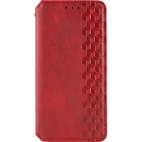 Чехол-книжка GETMAN Cubic для Redmi 15C (Europe version) Red