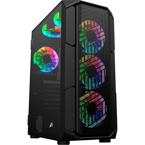 Корпус 1stPlayer XF-BK-4F7 Black 