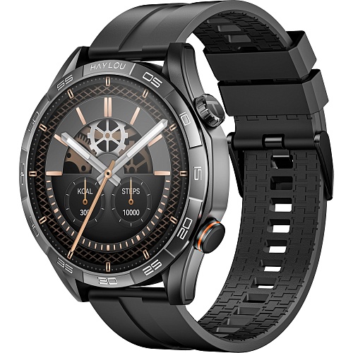 Смарт-часы Haylou Solar 5 (LS20) Silicone strap Black 