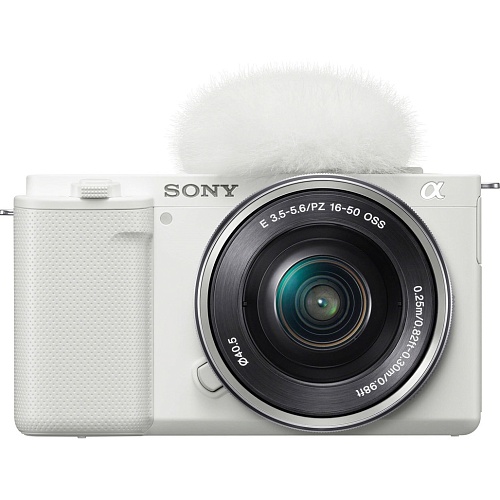 Беззеркальный фотоаппарат Sony ZV-E10 Kit 16-50mm f3.5-5.6 OSS White (ILCZVE10LW.CEC)