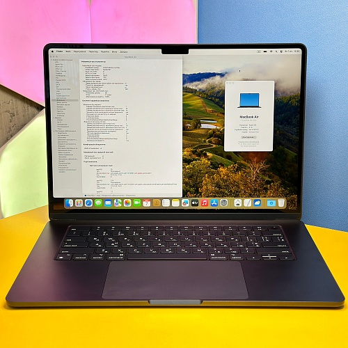 Ноутбук Apple MacBook Air 15" Retina Midnight 2023 MQKW3 (RYTC) Б/У