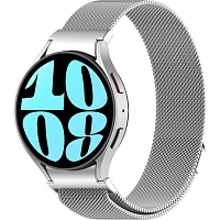 Ремешок ArmorStandart Milanese Magnetic для Samsung Galaxy Watch 7/FE/6/6 Classic/5/5 Pro/4/4 Classic Silver (ARM86845)