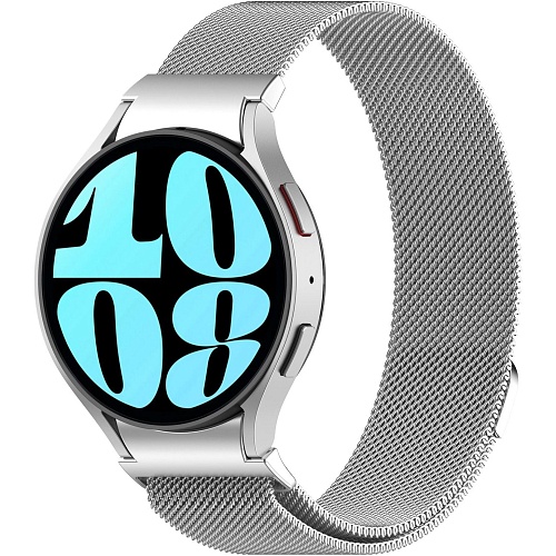 Ремешок ArmorStandart Milanese Magnetic для Samsung Galaxy Watch 7/FE/6/6 Classic/5/5 Pro/4/4 Classic Silver (ARM86845)