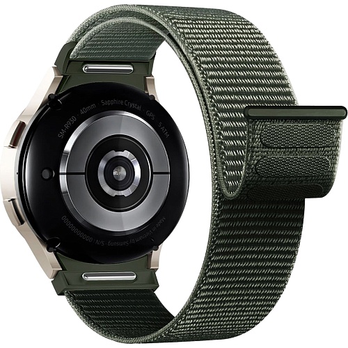 Ремешок ArmorStandart Nylon Band для Samsung Galaxy Watch 7/FE/6/6 Classic/5/5 Pro/4/4 Classic Khaki (ARM86850)