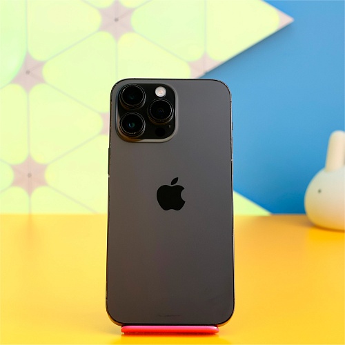 Смартфон Apple iPhone 14 Pro Max 128GB eSIM Space Black (MQ8N3) Б/У