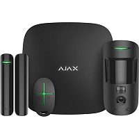Комплект охранной сигнализации Ajax StarterKit Cam (Black)