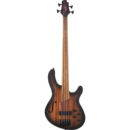 Бас-гитара Cort B4FL MHPZ Open Pore Trans Black Burst