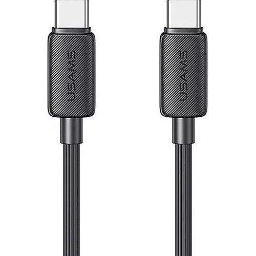 Кабель Usams US-SJ691 USB-C-USB-C 1m Black (SJ691USB01)
