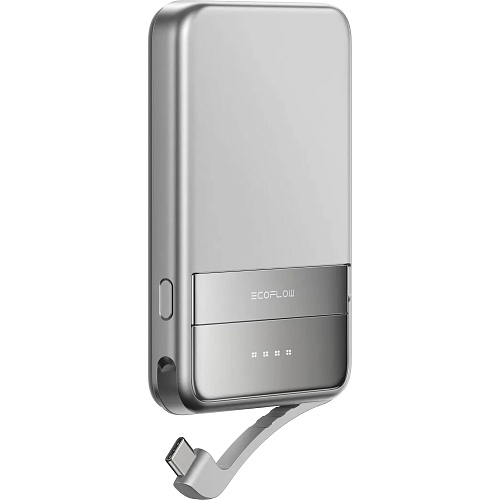 Внешний аккумулятор EcoFlow RAPID Magnetic 5000mAh 30W Silver (EF-RAPID5000-EU)
