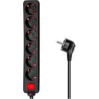 Мережевий фільтр Deltaco GT-0662 Black - придбати в Дніпрі, Україні: ціна, характеристики | інтернет-магазин TOUCH
