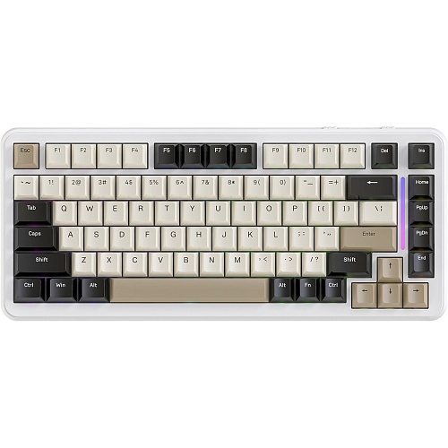 Клавиатура Attack Shark M86 RGB Linear Blueberry Switches Cheese White (AS-6972792470474-CW-UA)