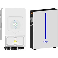Система хранения энергии Deye SUN-5K-SG03 5kW + АКБ RW-M6.1-B 6.1kWh (51.2V/120Ah/6144Wh)