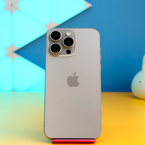 Смартфон Apple iPhone 15 Pro Max 256GB Natural Titanium (MU793) Б/У