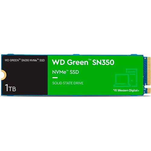 SSD накопитель WD Green SN350 1TB (WDS100T3G0C)