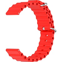 Универсальный ремешок для смарт-часов Ocean Band 22mm Red