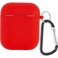 Чохол Silicone Case + Carabine для Apple AirPods Red - придбати в Дніпрі, Україні: ціна, характеристики | інтернет-магазин TOUCH