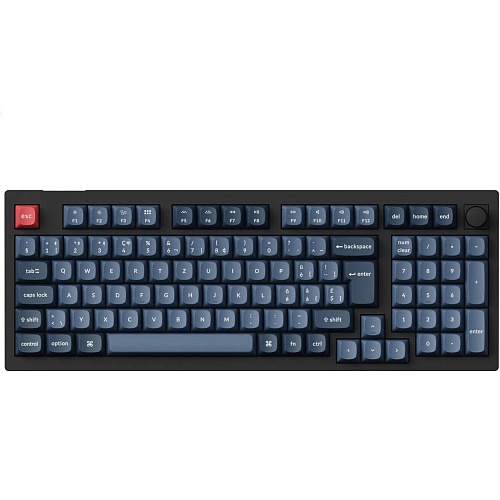 Клавиатура Keychron V5 Max Gateron Jupiter Brown RGB Black (V5M-D3-UA)