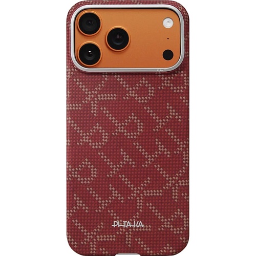 Чохол Pitaka Ultra-Slim Monogram для Apple iPhone 17 Pro Max Gold/Red (KI1702PTKP) - придбати в Дніпрі, Україні: ціна, характеристики | інтернет-магазин TOUCH