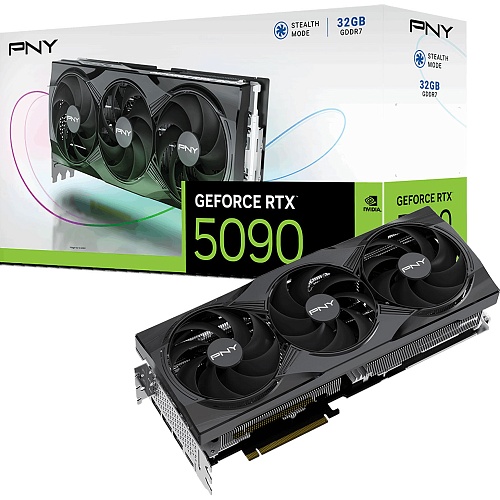Відеокарта PNY GeForce RTX 5090 Triple Fan 32GB (VCG509032TFXPB1) EU - придбати в Дніпрі, Україні: ціна, характеристики | інтернет-магазин TOUCH