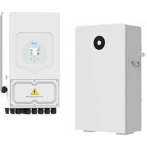 Система зберігання енергії Deye SUN-8K-SG05 8kW + АКБ RW-F16 16kWh (51.2V/314Ah/16076Wh) - придбати в Дніпрі, Україні: ціна, характеристики | інтернет-магазин TOUCH