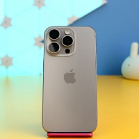 Смартфон Apple iPhone 15 Pro 128GB Natural Titanium (MTUX3) Б/У - придбати в Дніпрі, Україні: ціна, характеристики | інтернет-магазин TOUCH