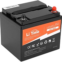 Акумулятор Li Time LiFePO4 12V (12.8V/50Ah/640Wh) (L12V50-BASIC-4-A38) - придбати в Дніпрі, Україні: ціна, характеристики | інтернет-магазин TOUCH