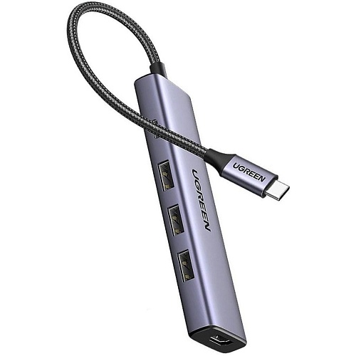 USB-хаб Ugreen CM511 5in1 (15597)