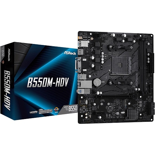 Материнська плата ASRock B550M-HDV  - придбати в Дніпрі, Україні: ціна, характеристики | інтернет-магазин TOUCH